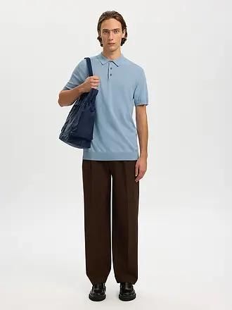 SELECTED | Polo SLHBERG | blau